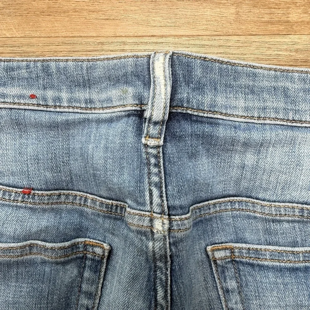 Diesel D-Yennox Jeans Men 32x32 Blue Tapered Stretch Light Wash Distressed 0IHAT